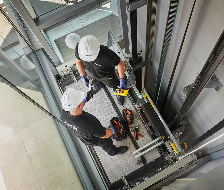 تركيب مصاعد جديدة